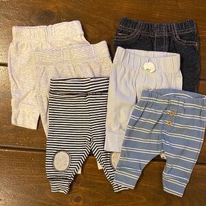 Stylish Kids Pants Set - Blue, Gray, Black